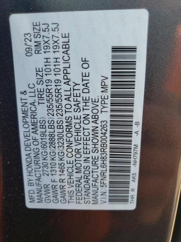 Photo 12 VIN: 5FNRL6H83RB004263 - HONDA ODYSSEY 