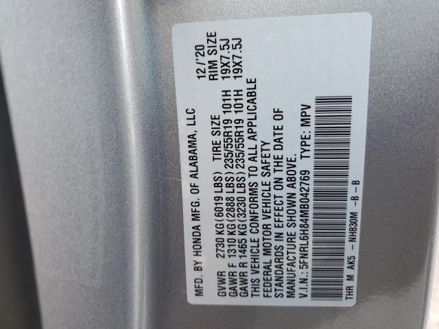 Photo 12 VIN: 5FNRL6H84MB042769 - HONDA ODYSSEY 