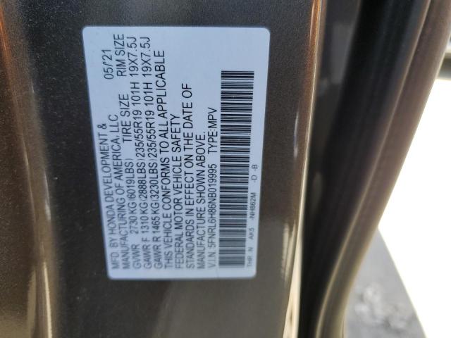 Photo 12 VIN: 5FNRL6H86NB019995 - HONDA ODYSSEY 