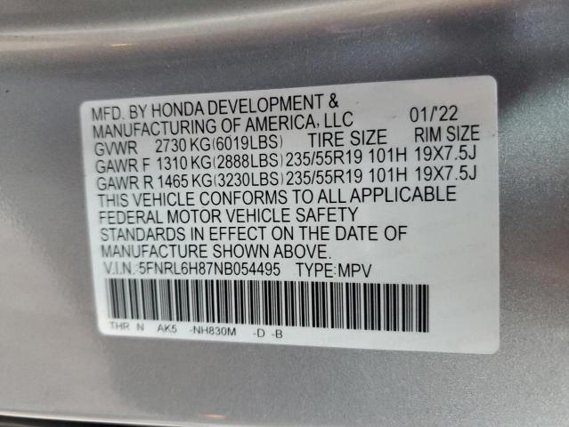 Photo 12 VIN: 5FNRL6H87NB054495 - HONDA ODYSSEY 