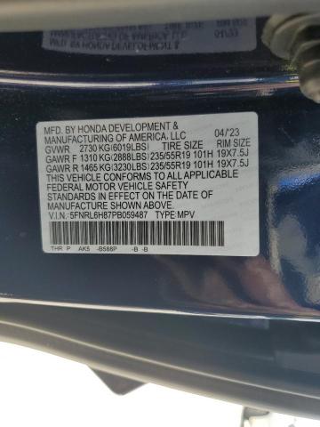 Photo 12 VIN: 5FNRL6H87PB059487 - HONDA ODYSSEY 