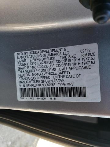 Photo 12 VIN: 5FNRL6H8XNB057956 - HONDA ODYSSEY TO 