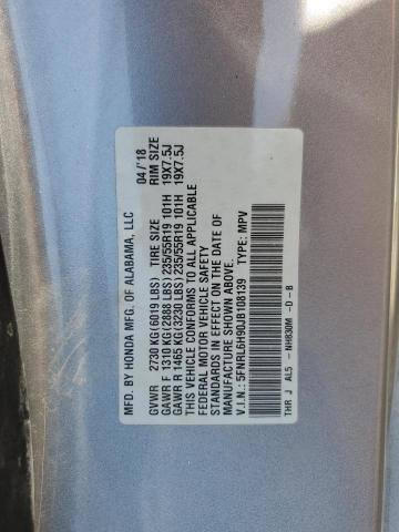 Photo 12 VIN: 5FNRL6H90JB108139 - HONDA ODYSSEY EL 