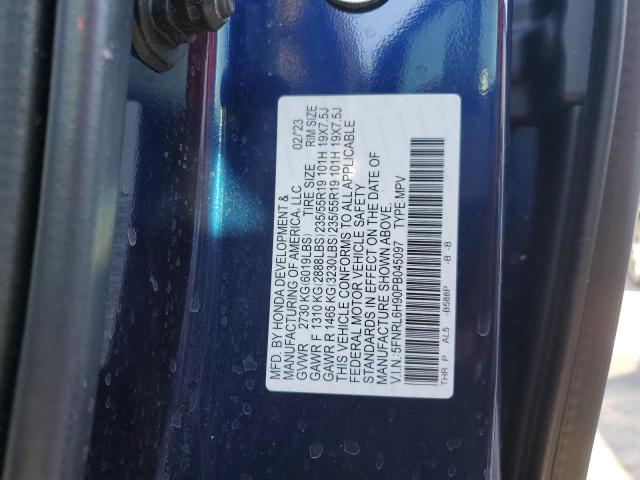 Photo 12 VIN: 5FNRL6H90PB045097 - HONDA ODYSSEY EL 