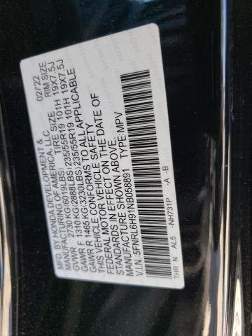 Photo 13 VIN: 5FNRL6H91NB058891 - HONDA ODYSSEY EL 