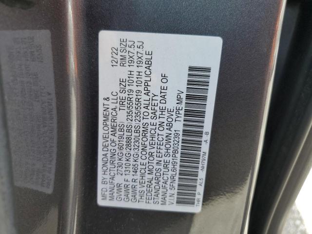 Photo 12 VIN: 5FNRL6H91PB032391 - HONDA ODYSSEY EL 