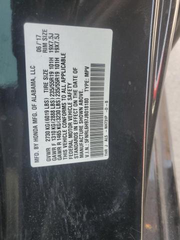 Photo 12 VIN: 5FNRL6H97JB018180 - HONDA ODYSSEY 