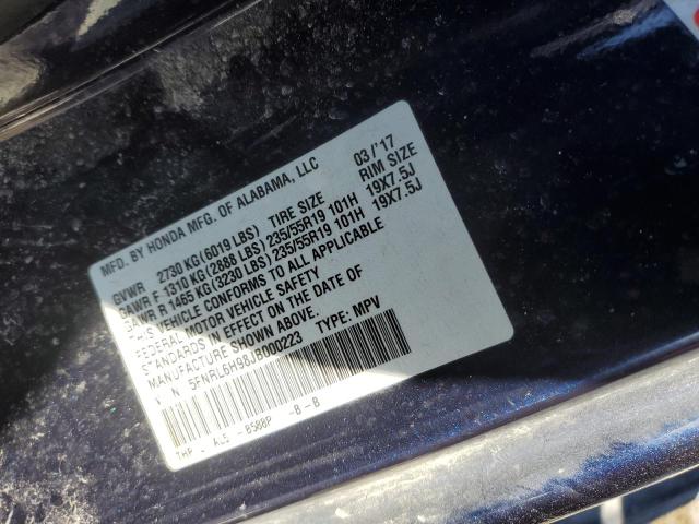 Photo 12 VIN: 5FNRL6H98JB000223 - HONDA ODYSSEY EL 