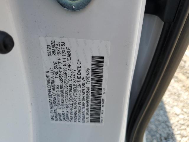 Photo 12 VIN: 5FNRL6H98PB055540 - HONDA ODYSSEY EL 