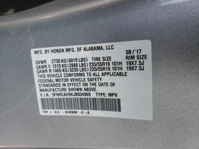 Photo 9 VIN: 5FNRL6H9XJB034969 - HONDA ODYSSEY EL 