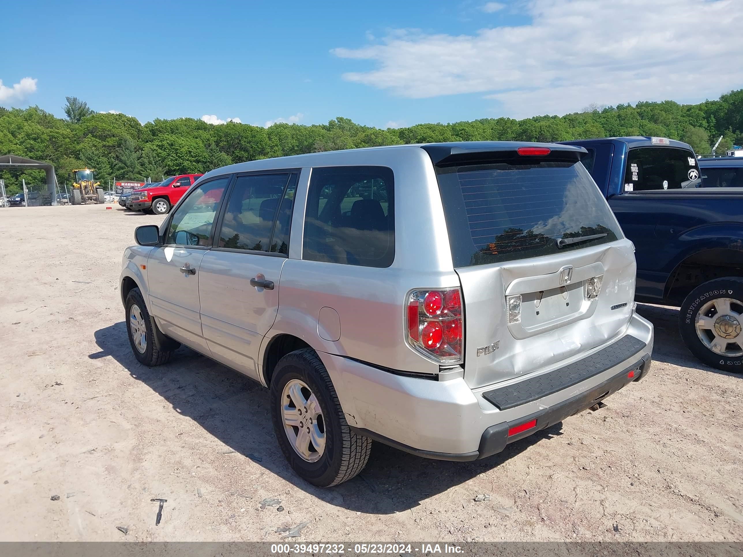 Photo 2 VIN: 5FNYF18167B021483 - HONDA PILOT 