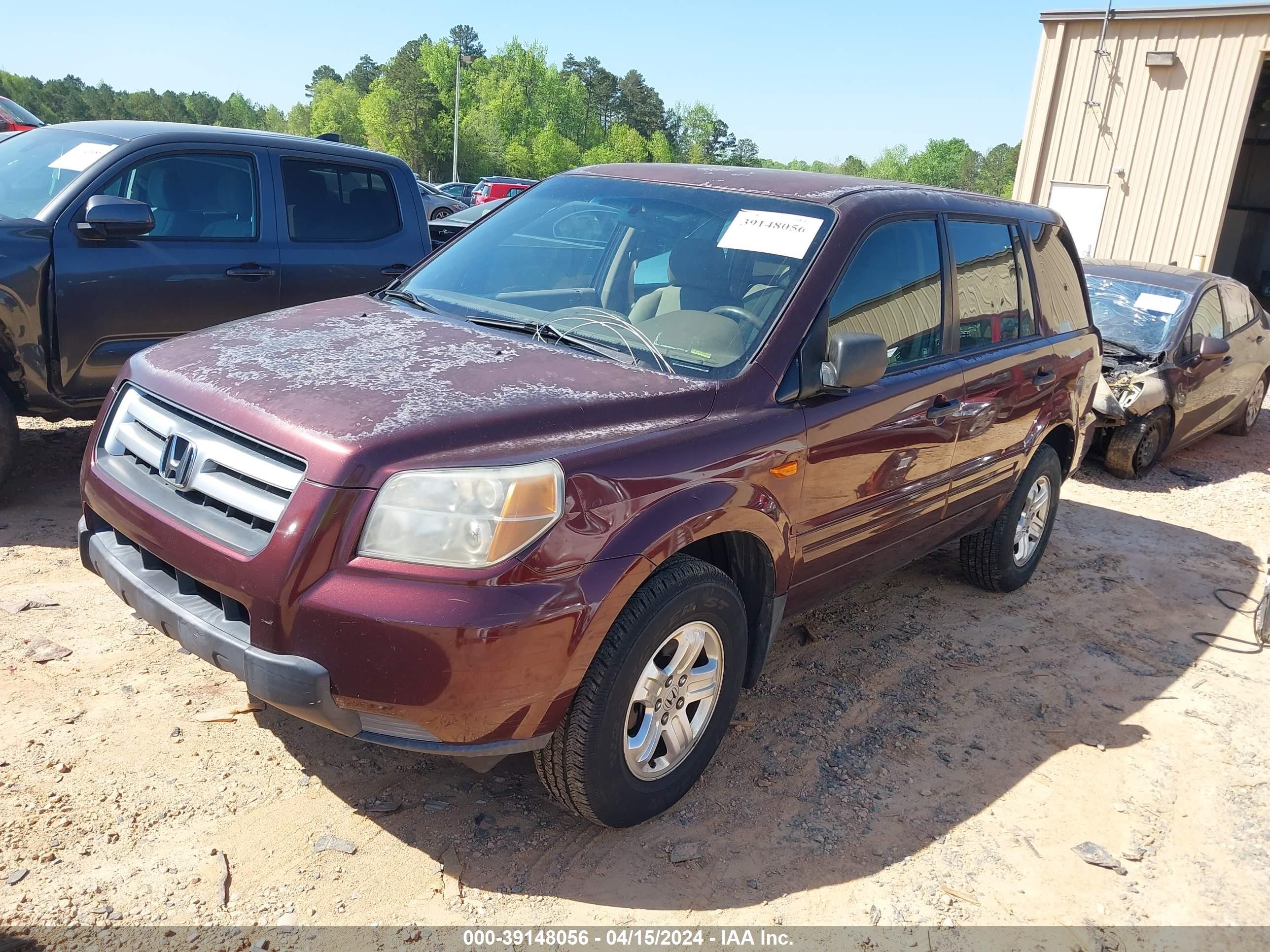 Photo 1 VIN: 5FNYF18187B031738 - HONDA PILOT 