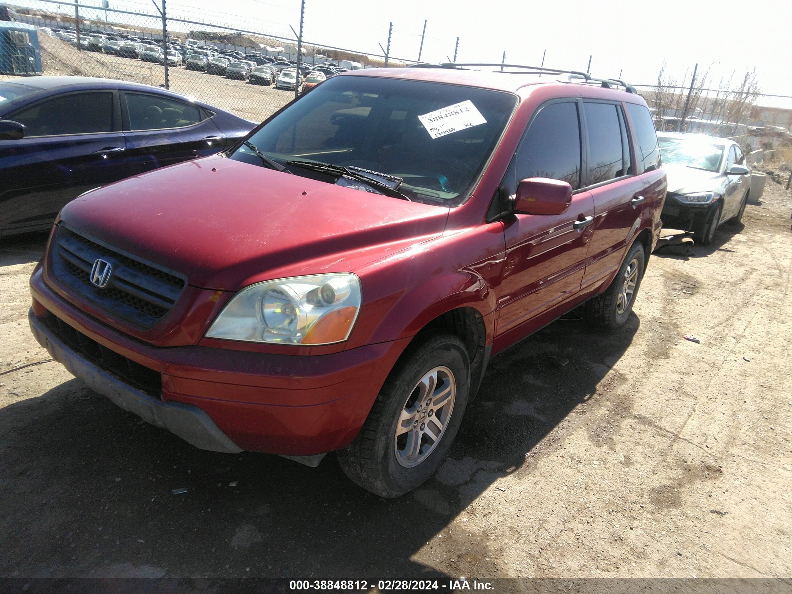 Photo 1 VIN: 5FNYF18414B000756 - HONDA PILOT 