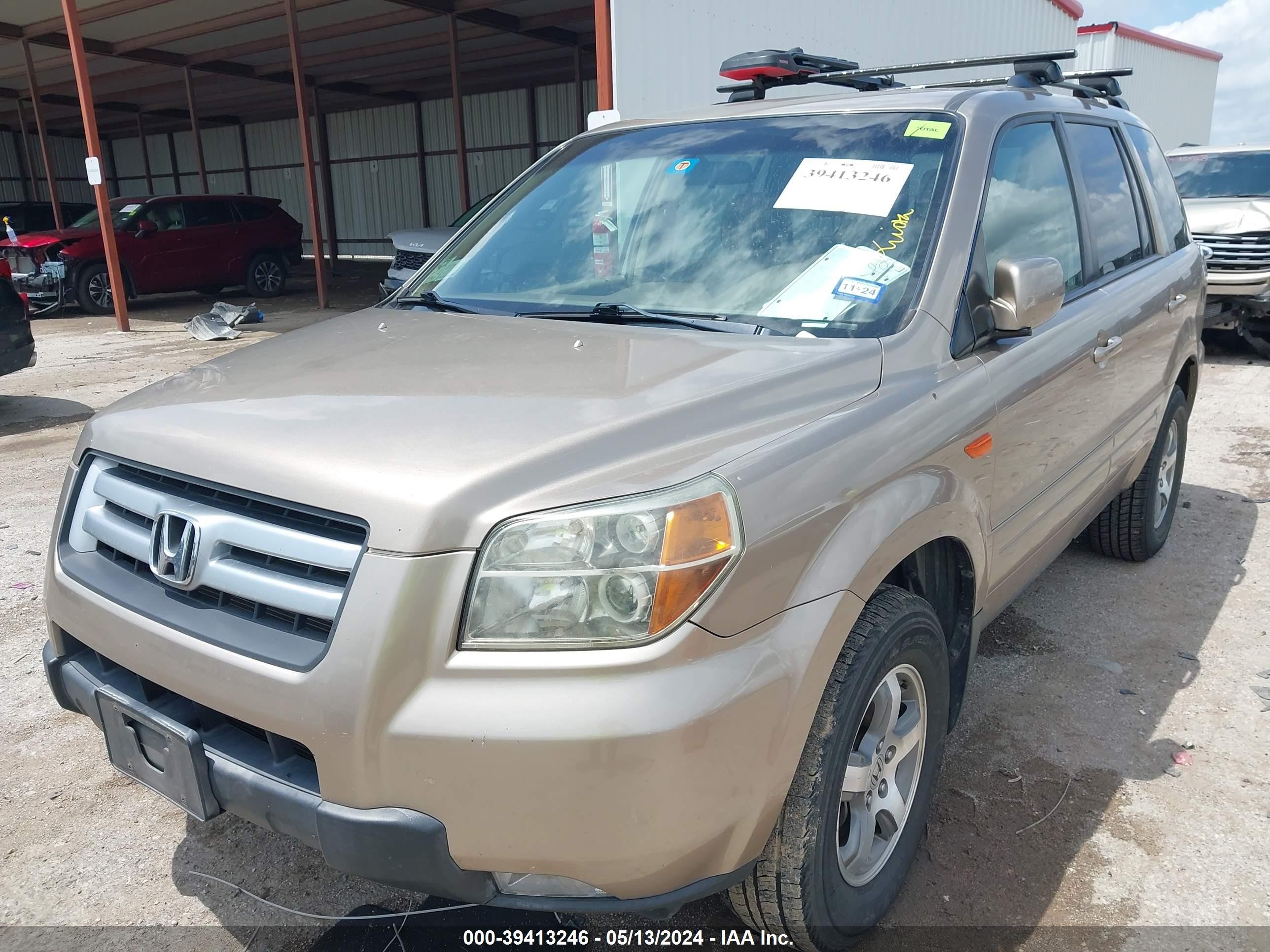 Photo 1 VIN: 5FNYF18437B000651 - HONDA PILOT 