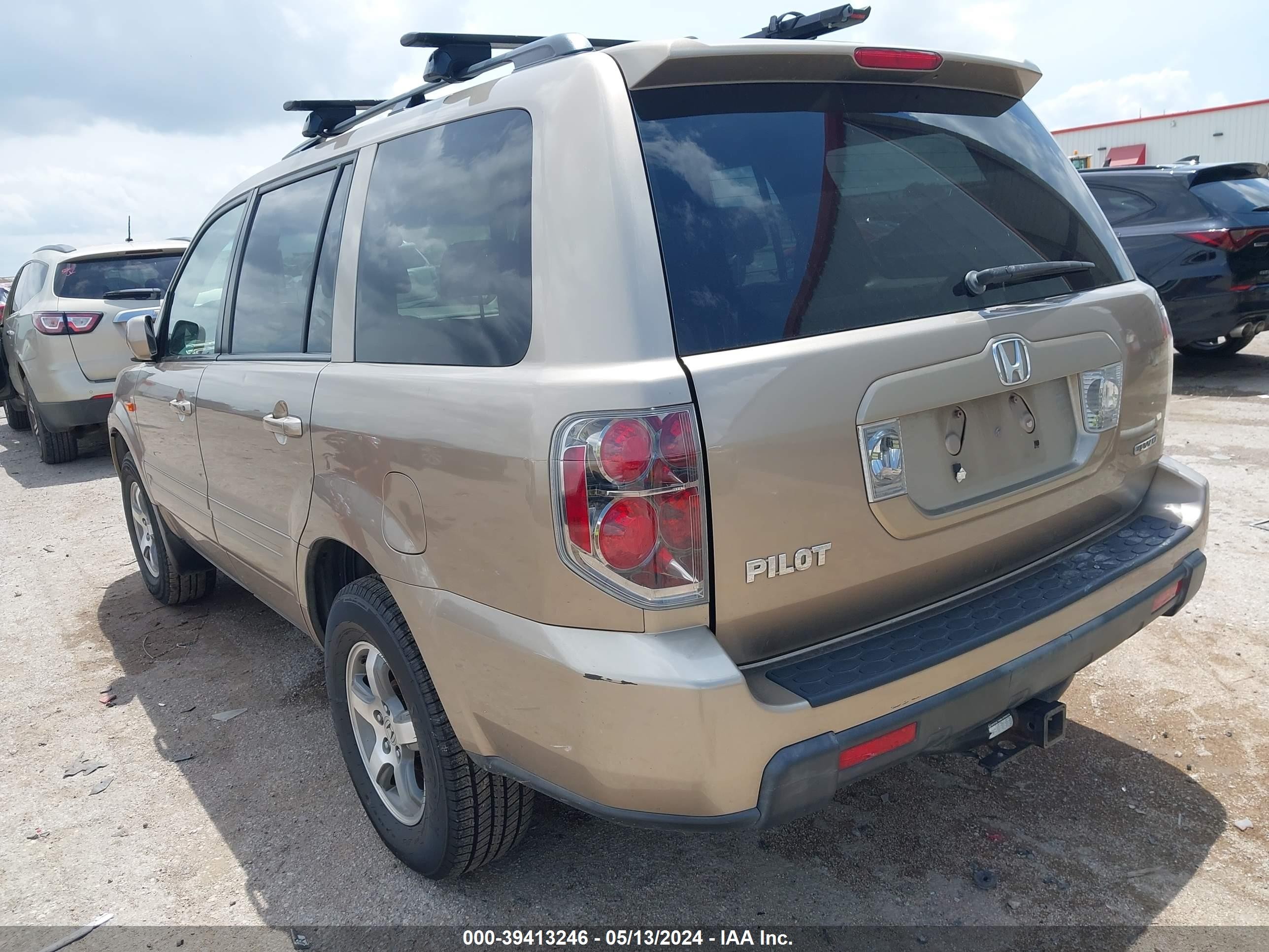 Photo 2 VIN: 5FNYF18437B000651 - HONDA PILOT 