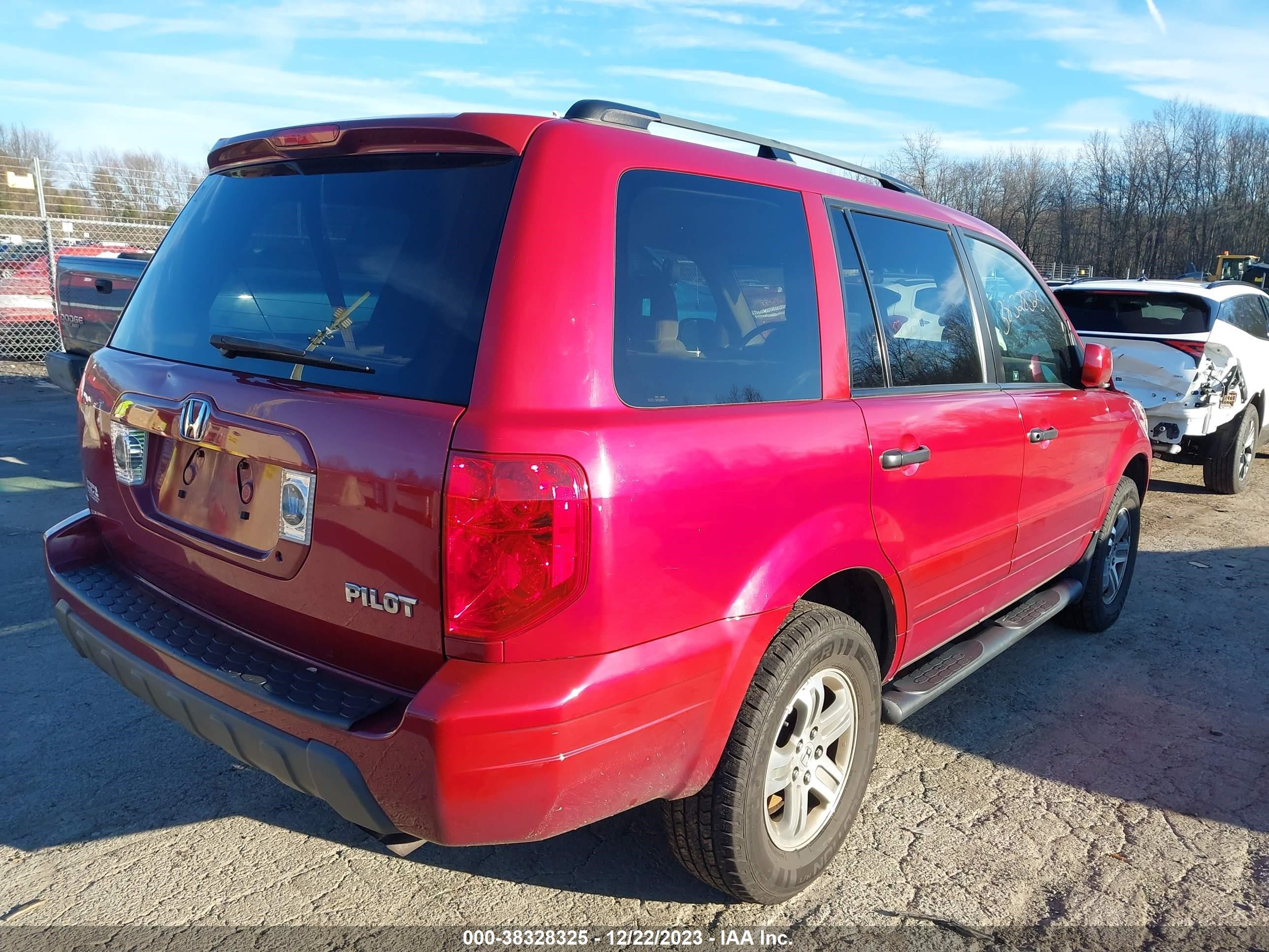 Photo 3 VIN: 5FNYF18455B056765 - HONDA PILOT 