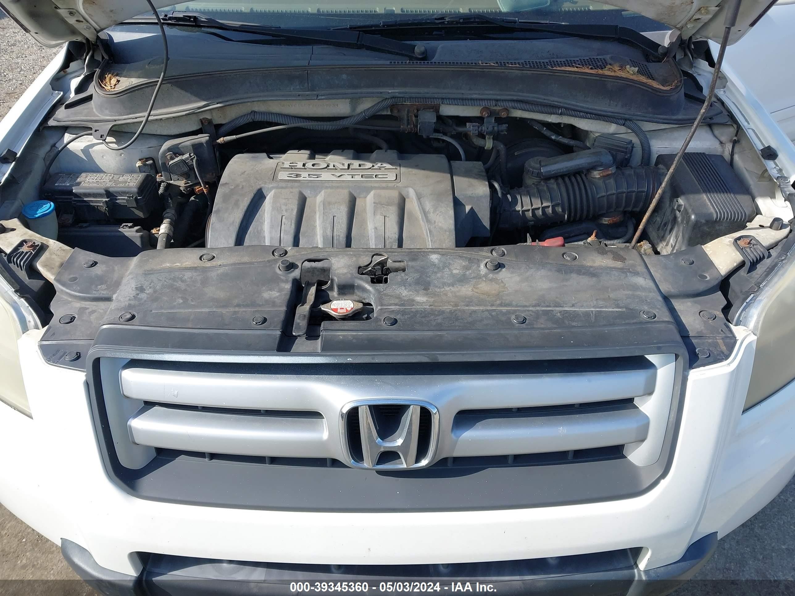 Photo 9 VIN: 5FNYF18527B009639 - HONDA PILOT 