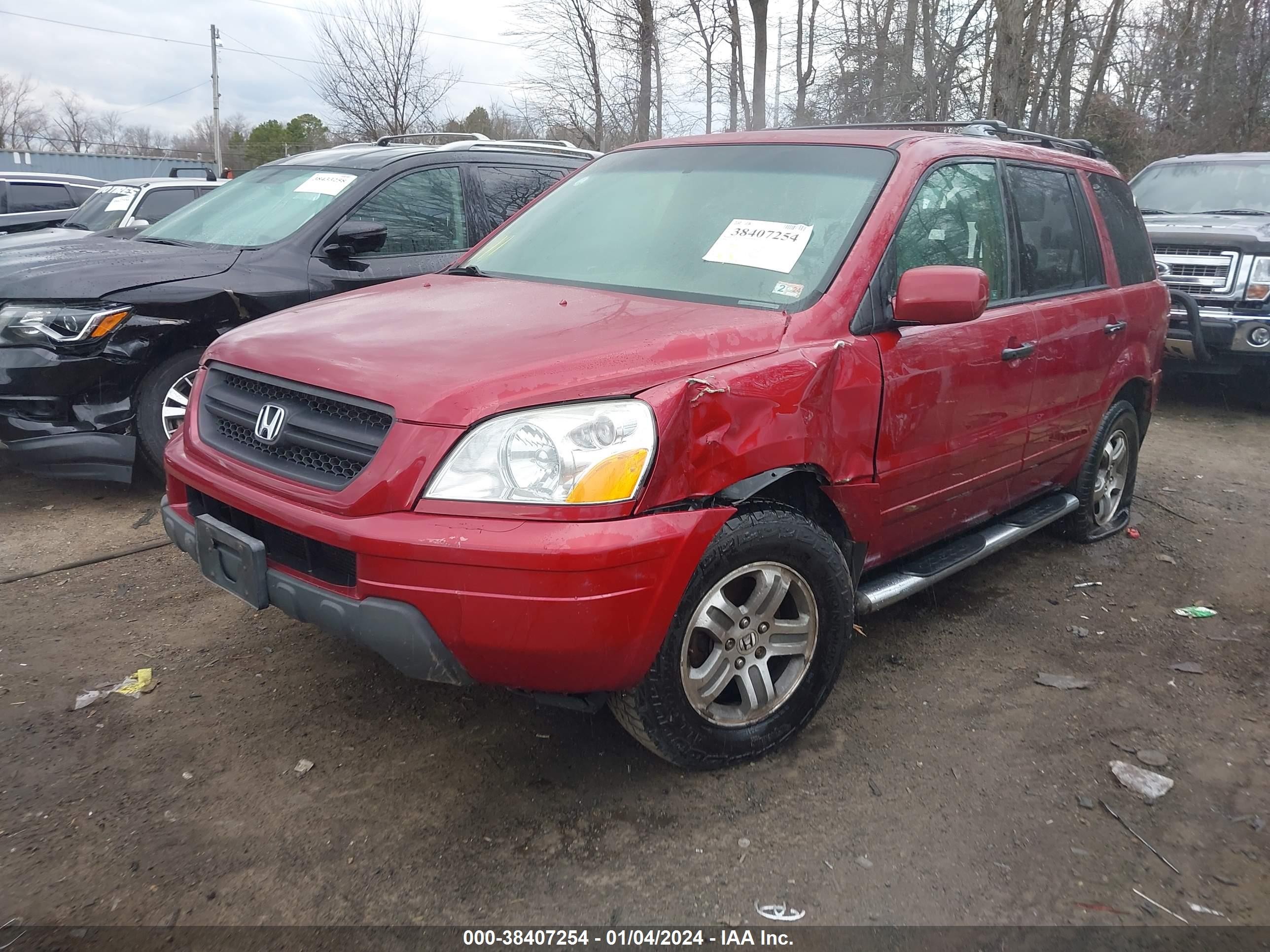 Photo 1 VIN: 5FNYF18564B001958 - HONDA PILOT 