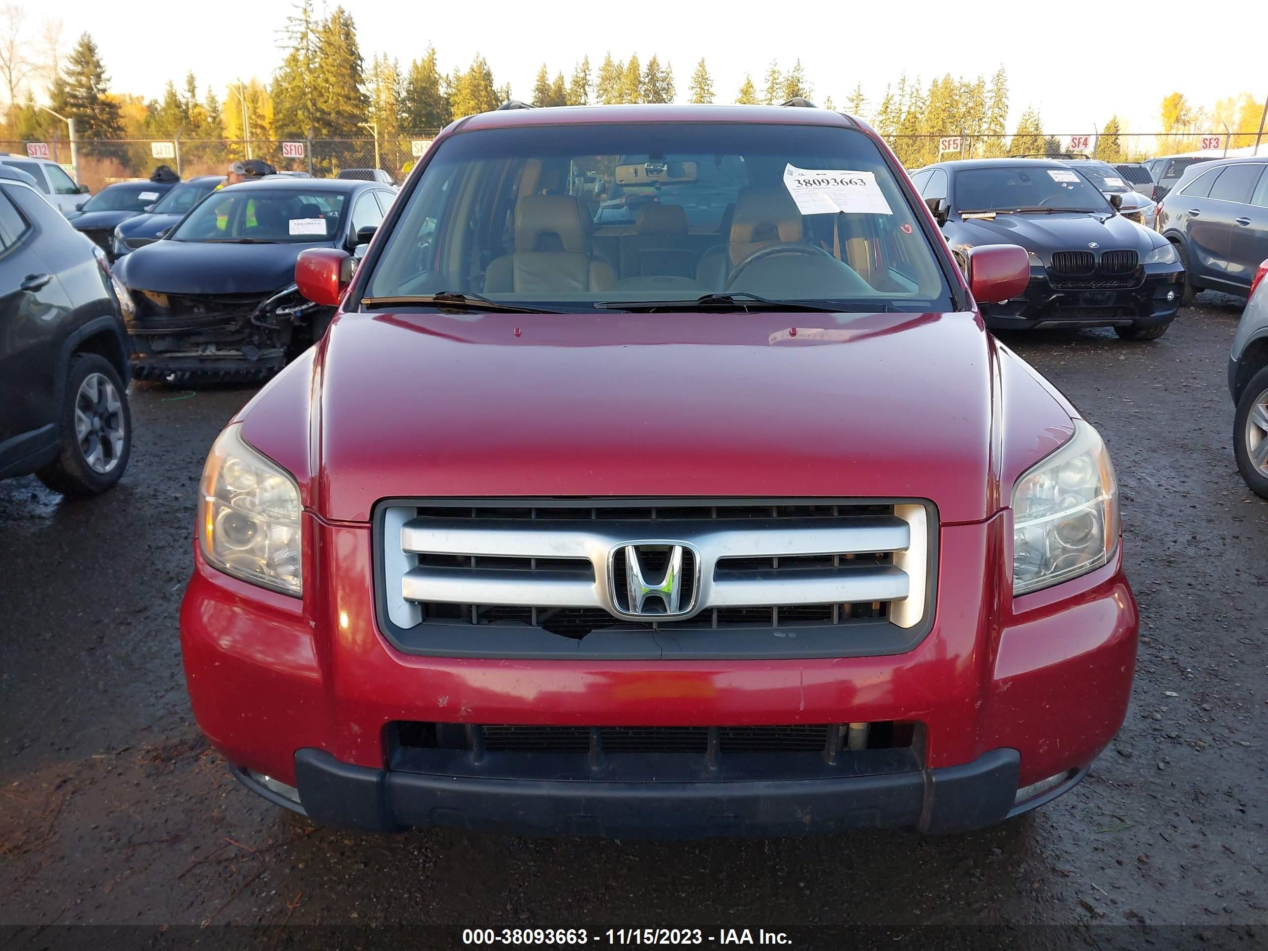 Photo 11 VIN: 5FNYF18566B006600 - HONDA PILOT 