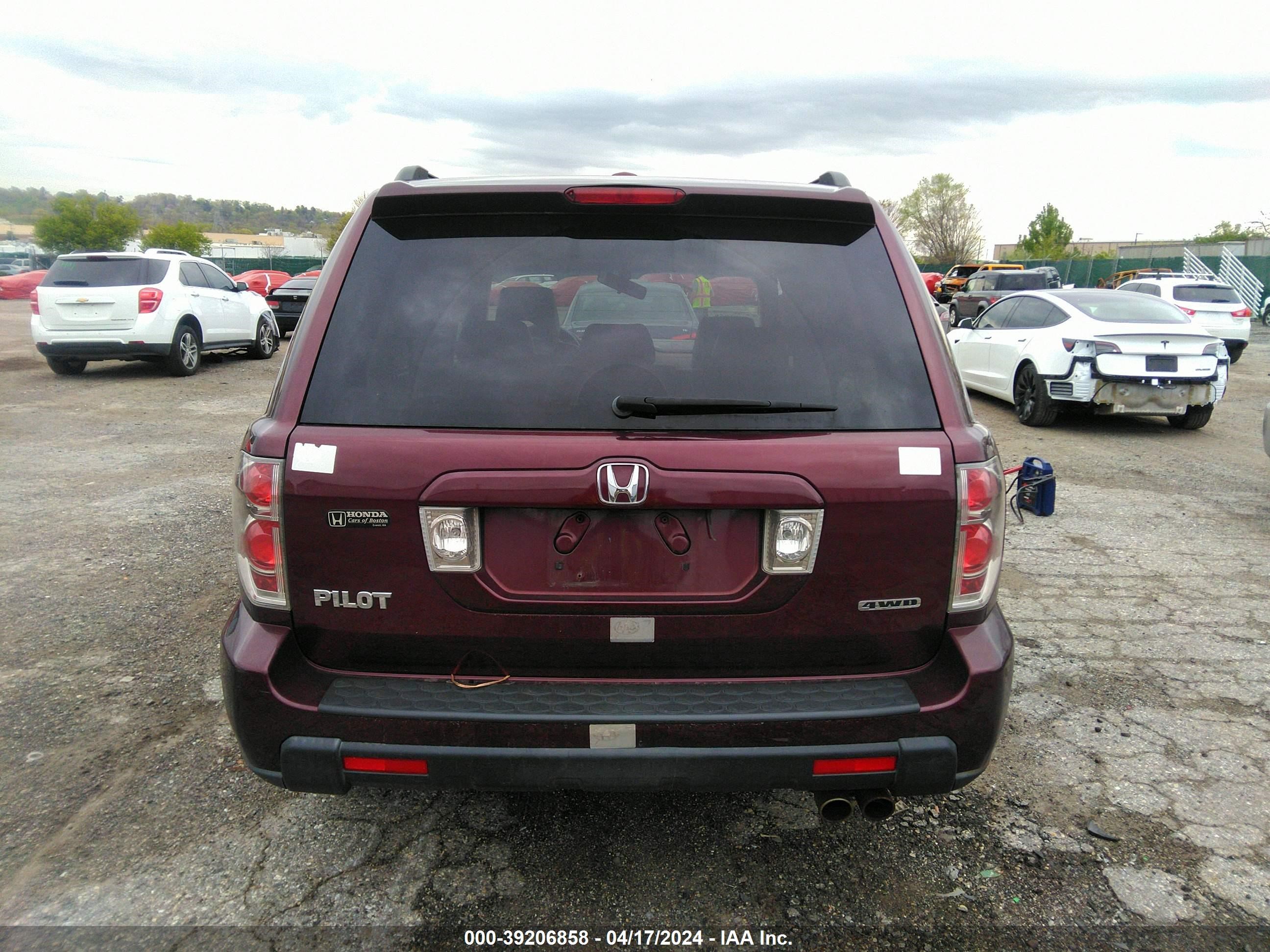 Photo 14 VIN: 5FNYF18587B021195 - HONDA PILOT 