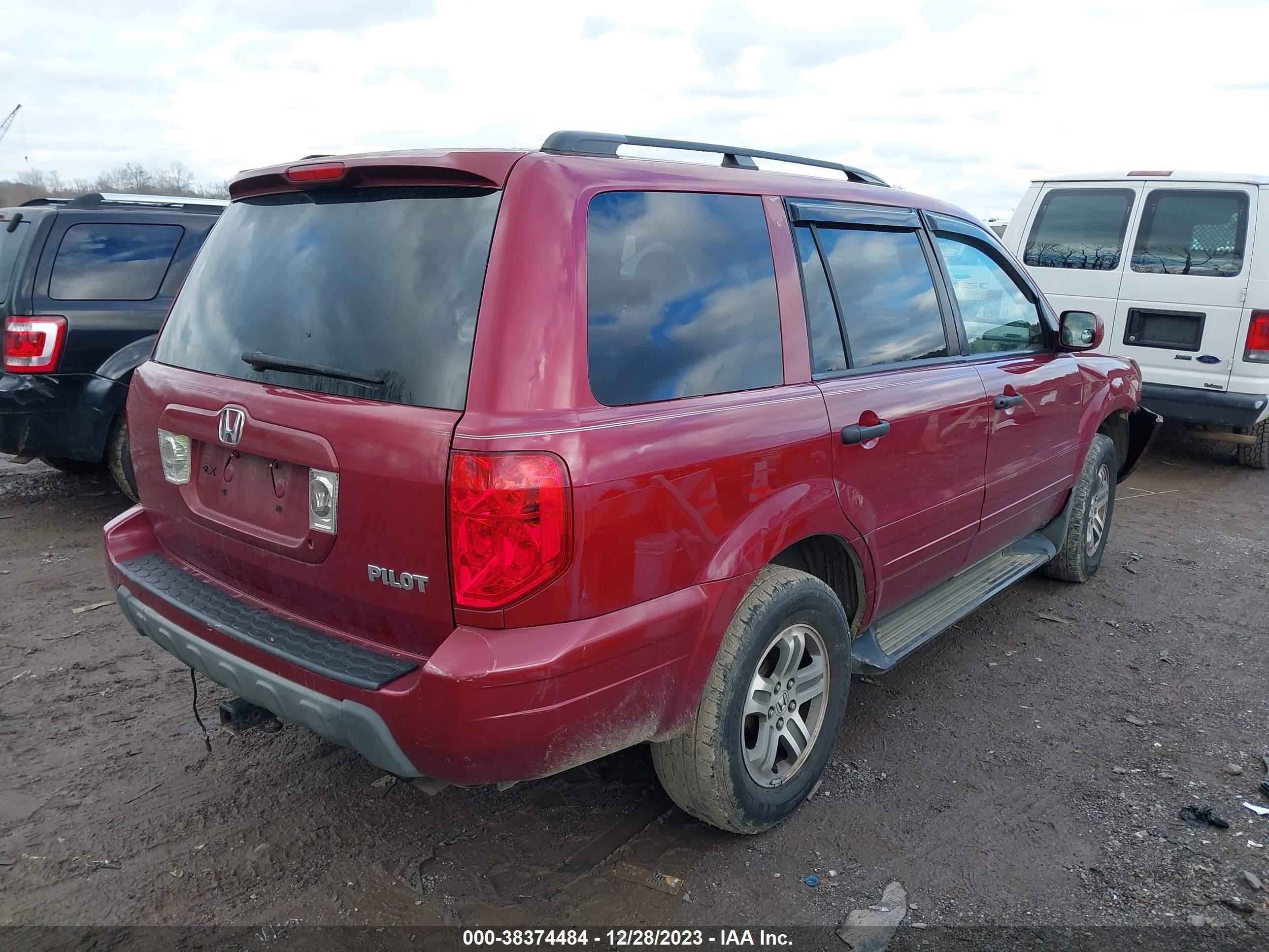 Photo 3 VIN: 5FNYF18605B067707 - HONDA PILOT 