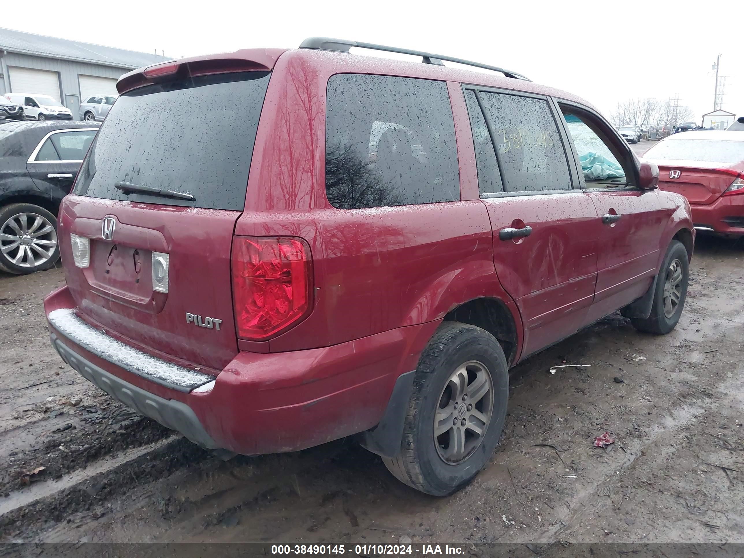 Photo 3 VIN: 5FNYF18624B003473 - HONDA PILOT 