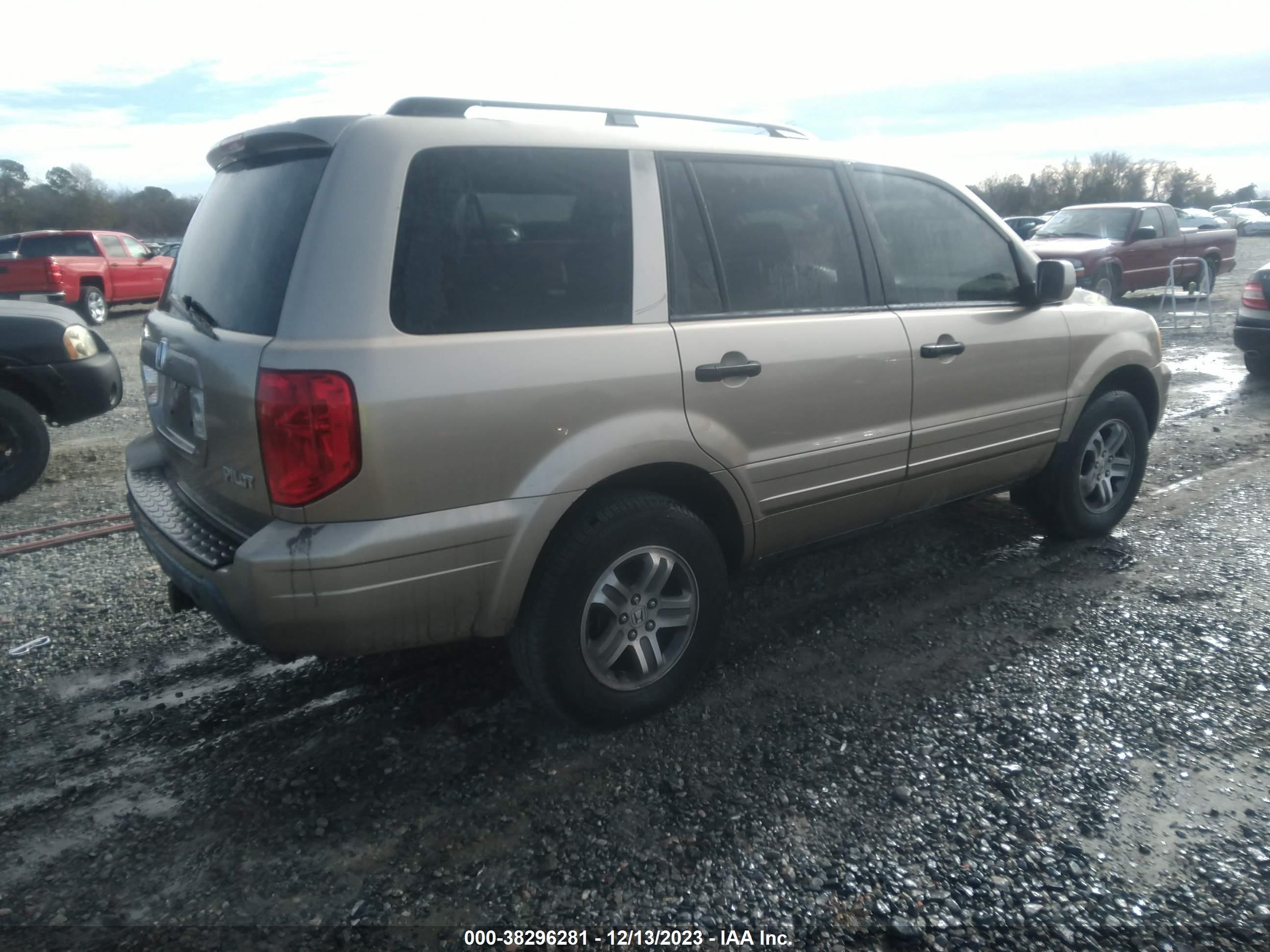 Photo 3 VIN: 5FNYF186X5B060490 - HONDA PILOT 