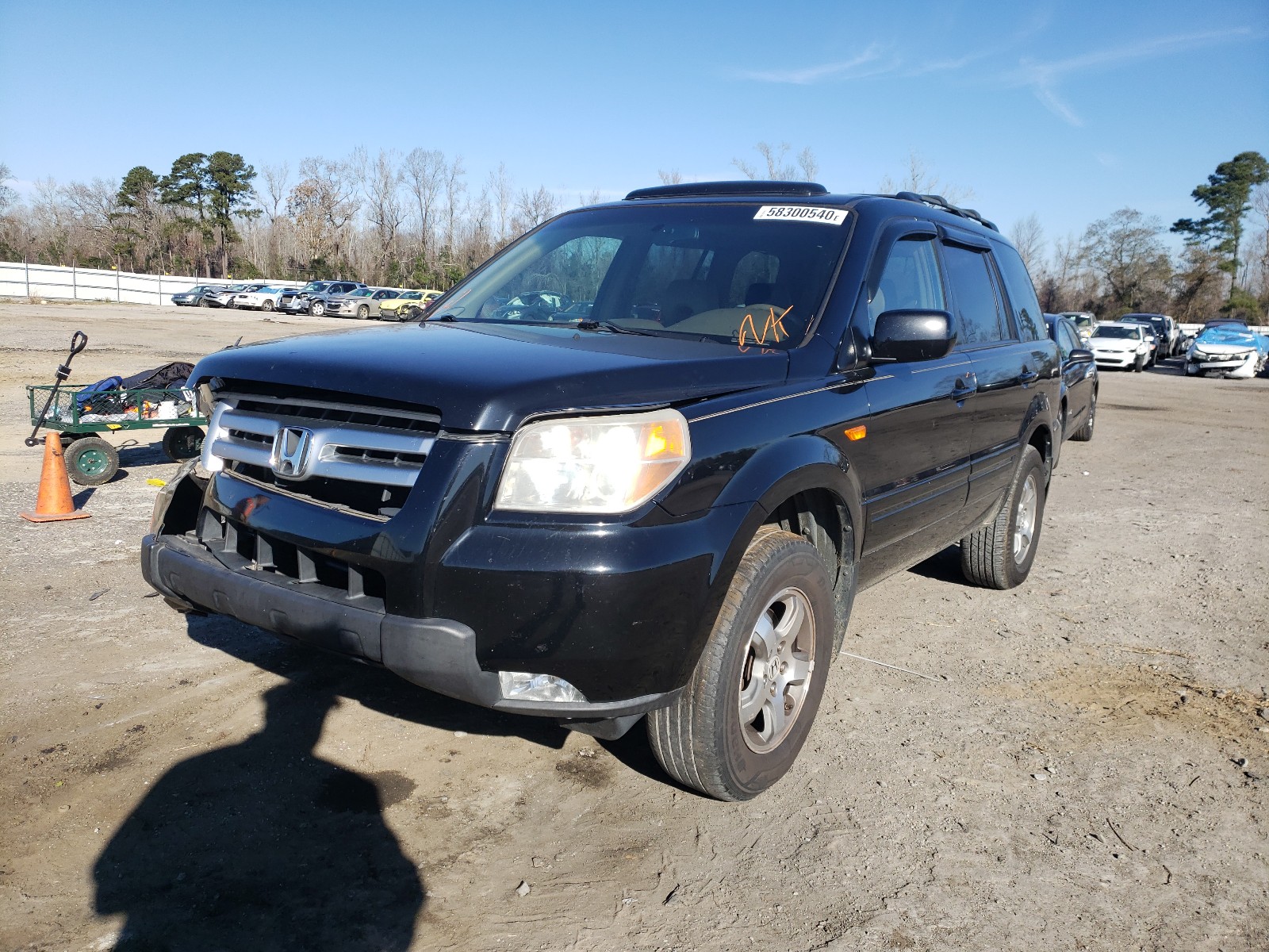 Photo 1 VIN: 5FNYF18727B003356 - HONDA PILOT EXL 