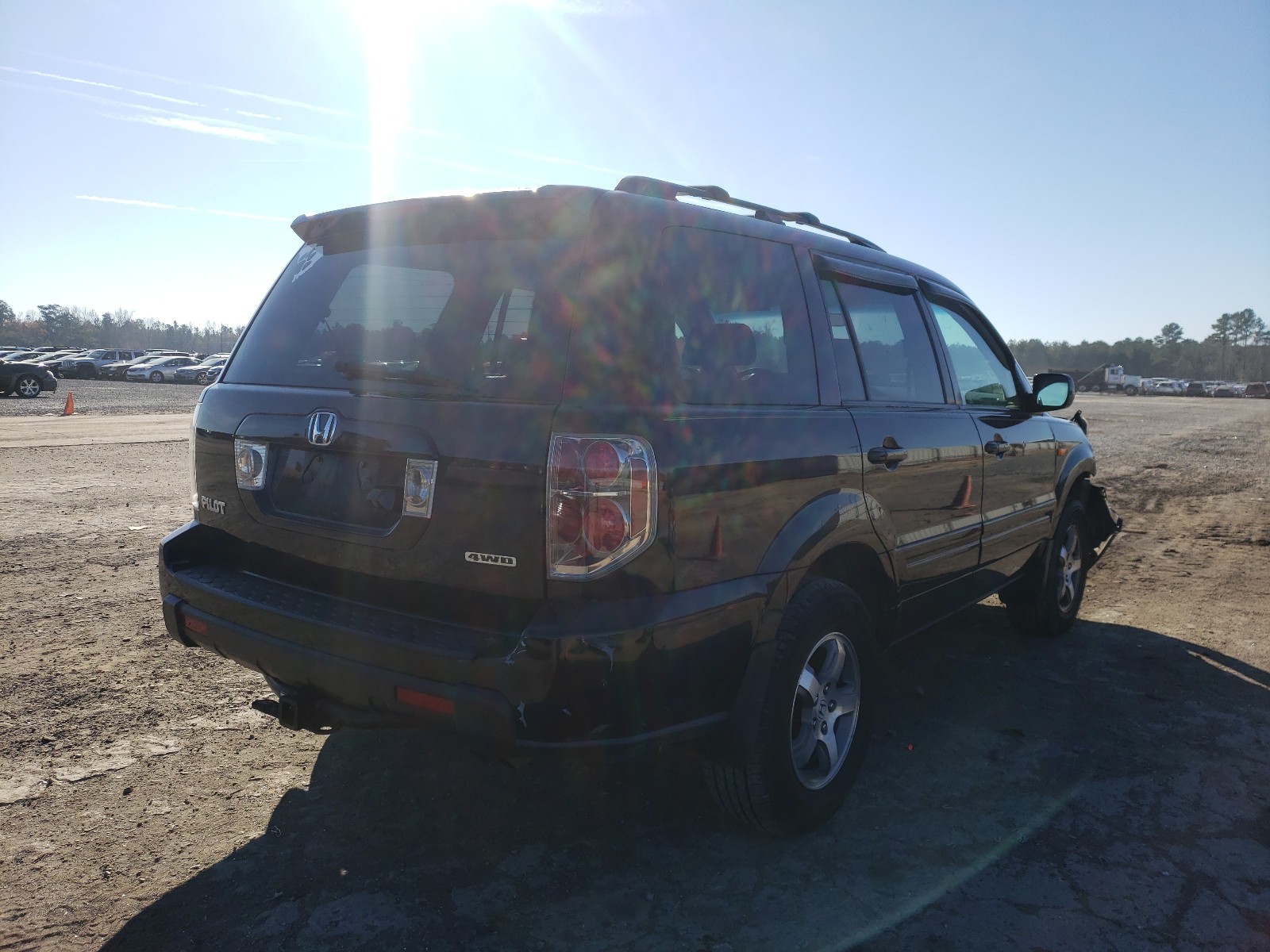 Photo 3 VIN: 5FNYF18727B003356 - HONDA PILOT EXL 