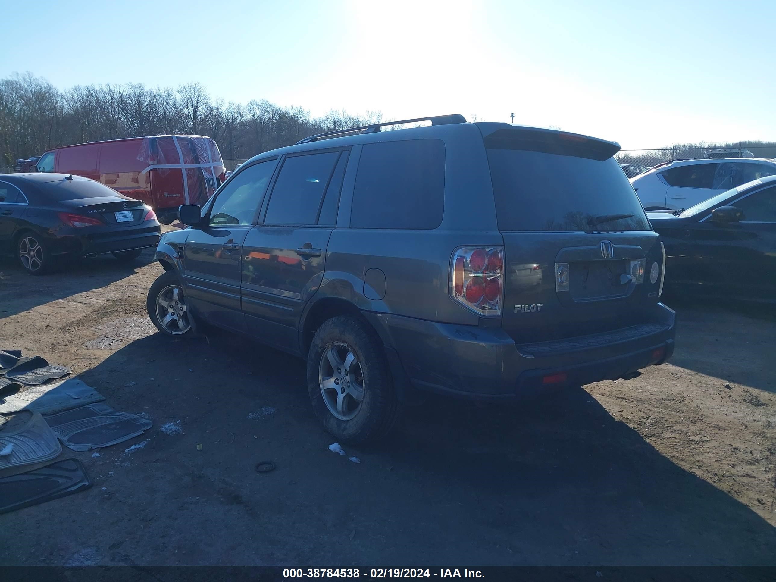 Photo 2 VIN: 5FNYF18777B001473 - HONDA PILOT 