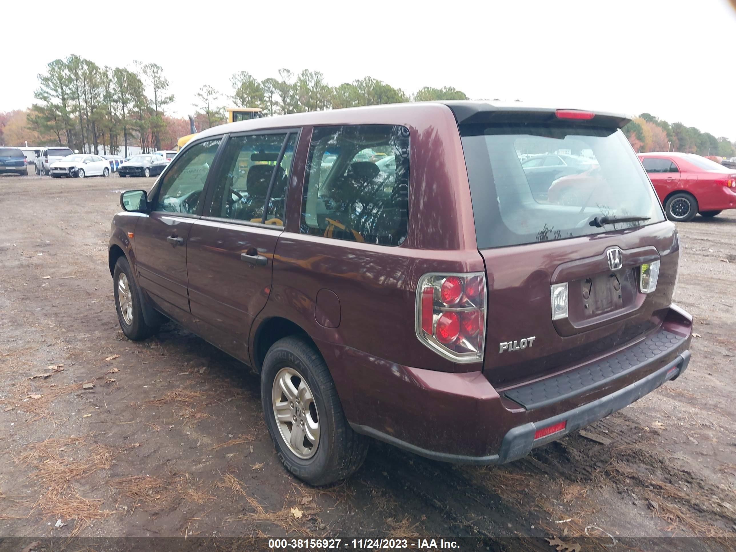 Photo 2 VIN: 5FNYF28117B033515 - HONDA PILOT 