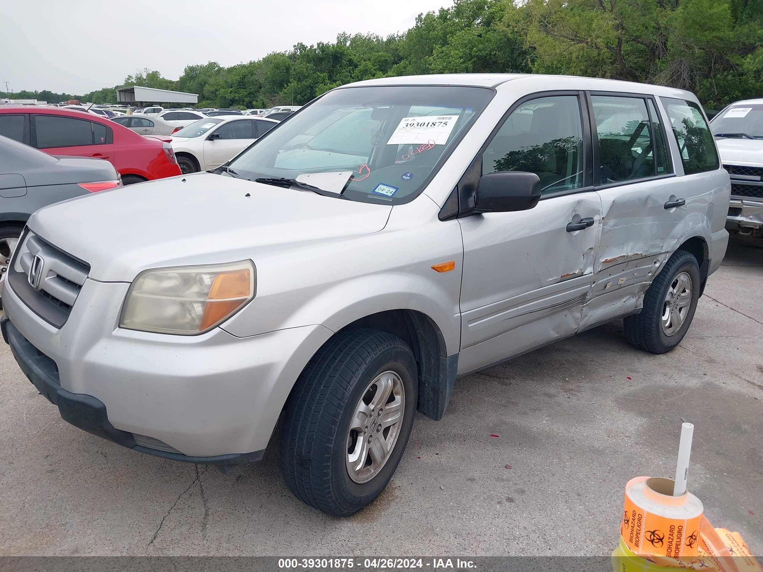 Photo 1 VIN: 5FNYF28137B040790 - HONDA PILOT 