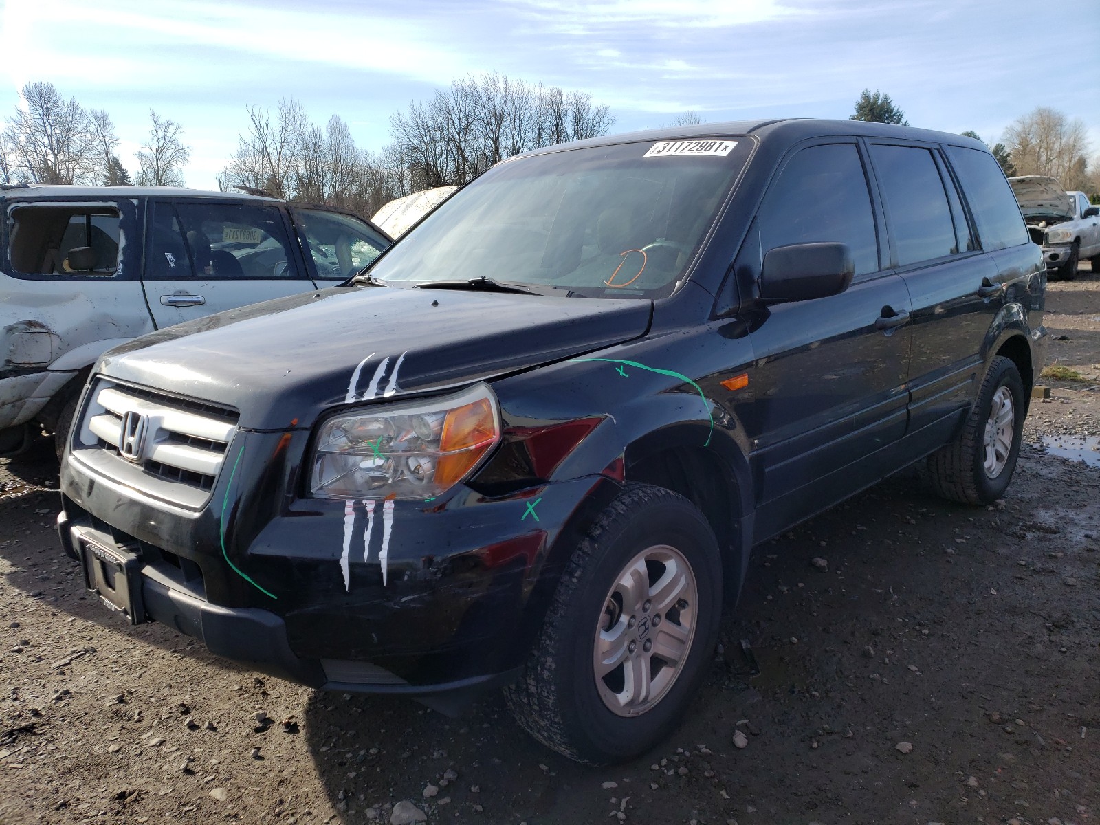 Photo 1 VIN: 5FNYF28137B042331 - HONDA PILOT LX 