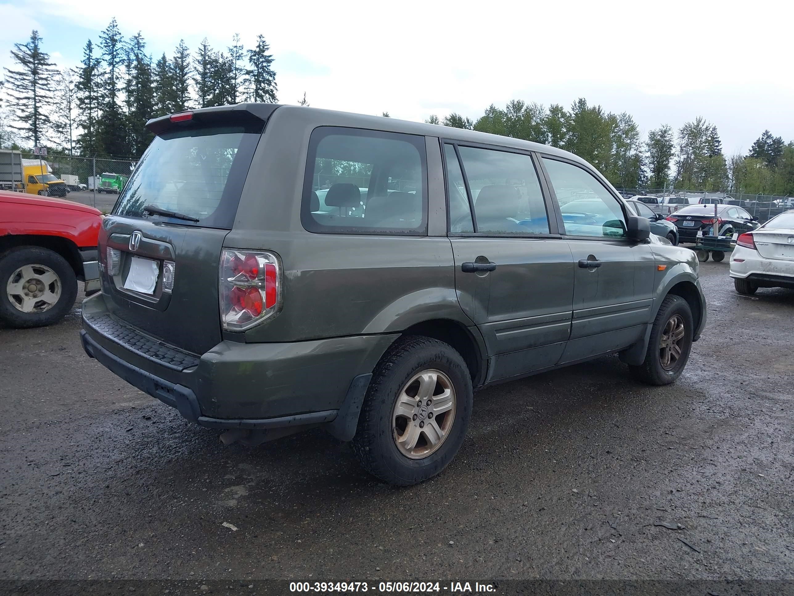 Photo 3 VIN: 5FNYF28176B040354 - HONDA PILOT 