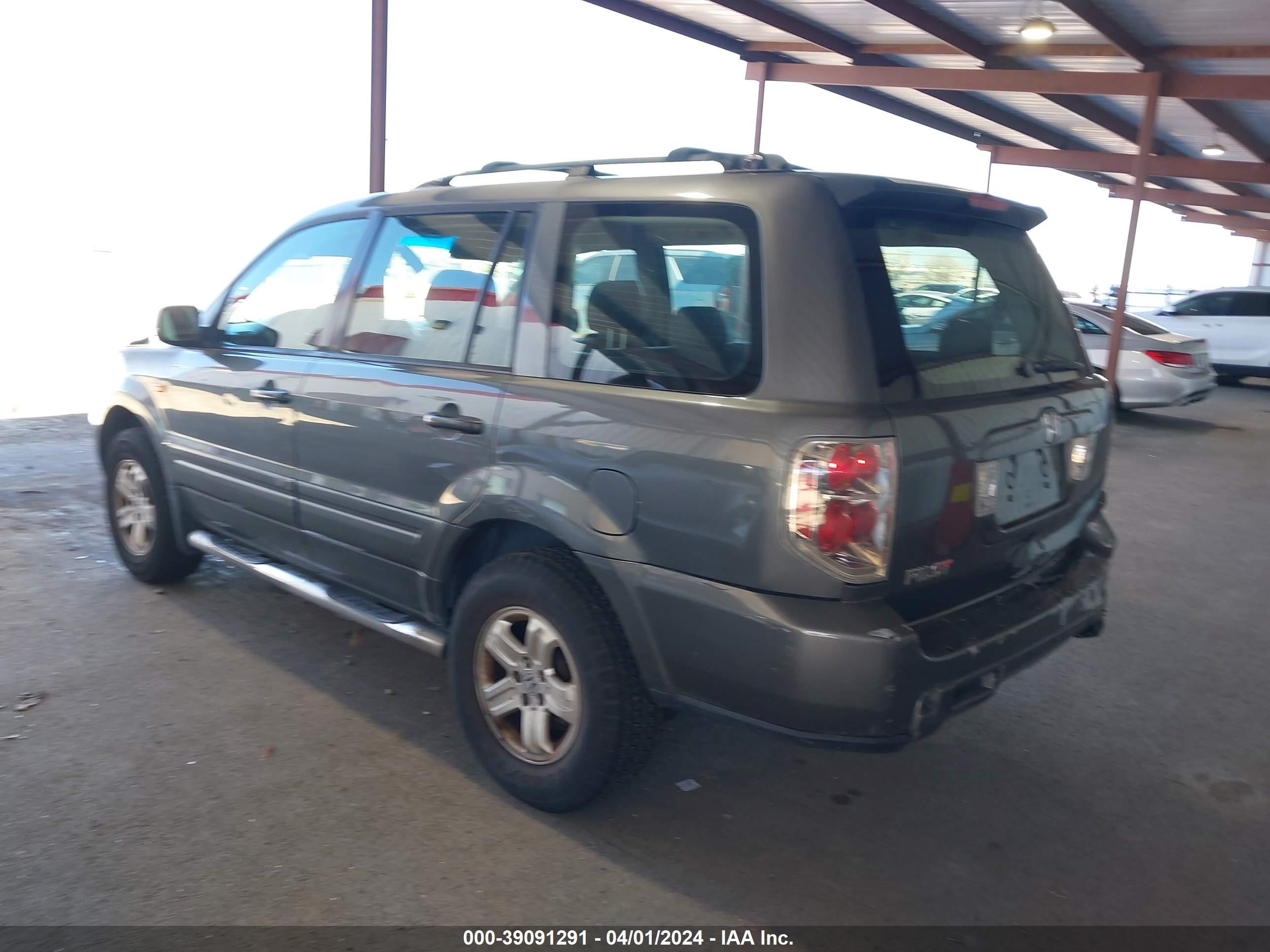 Photo 2 VIN: 5FNYF281X7B047266 - HONDA PILOT 