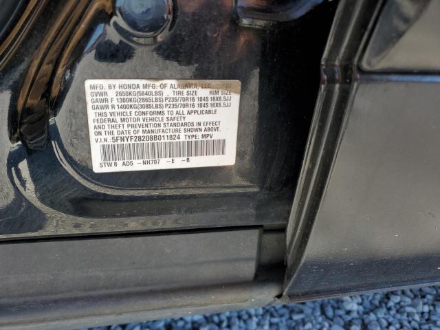 Photo 12 VIN: 5FNYF28208B011824 - HONDA PILOT 