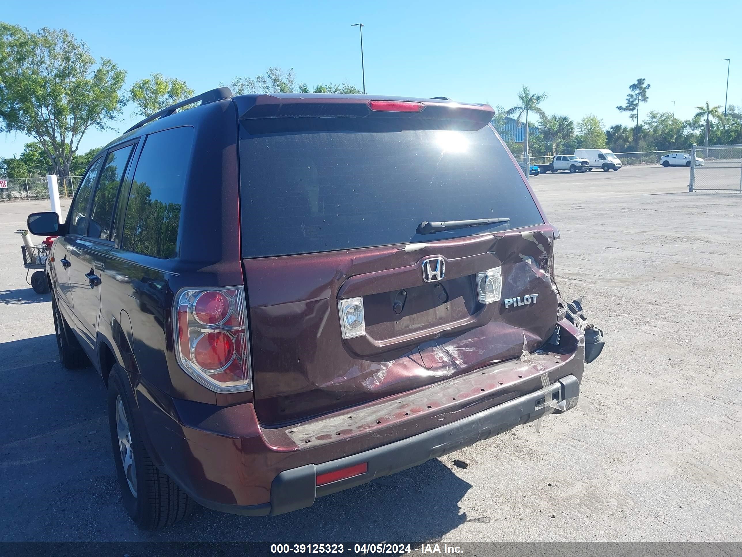 Photo 5 VIN: 5FNYF28437B021389 - HONDA PILOT 