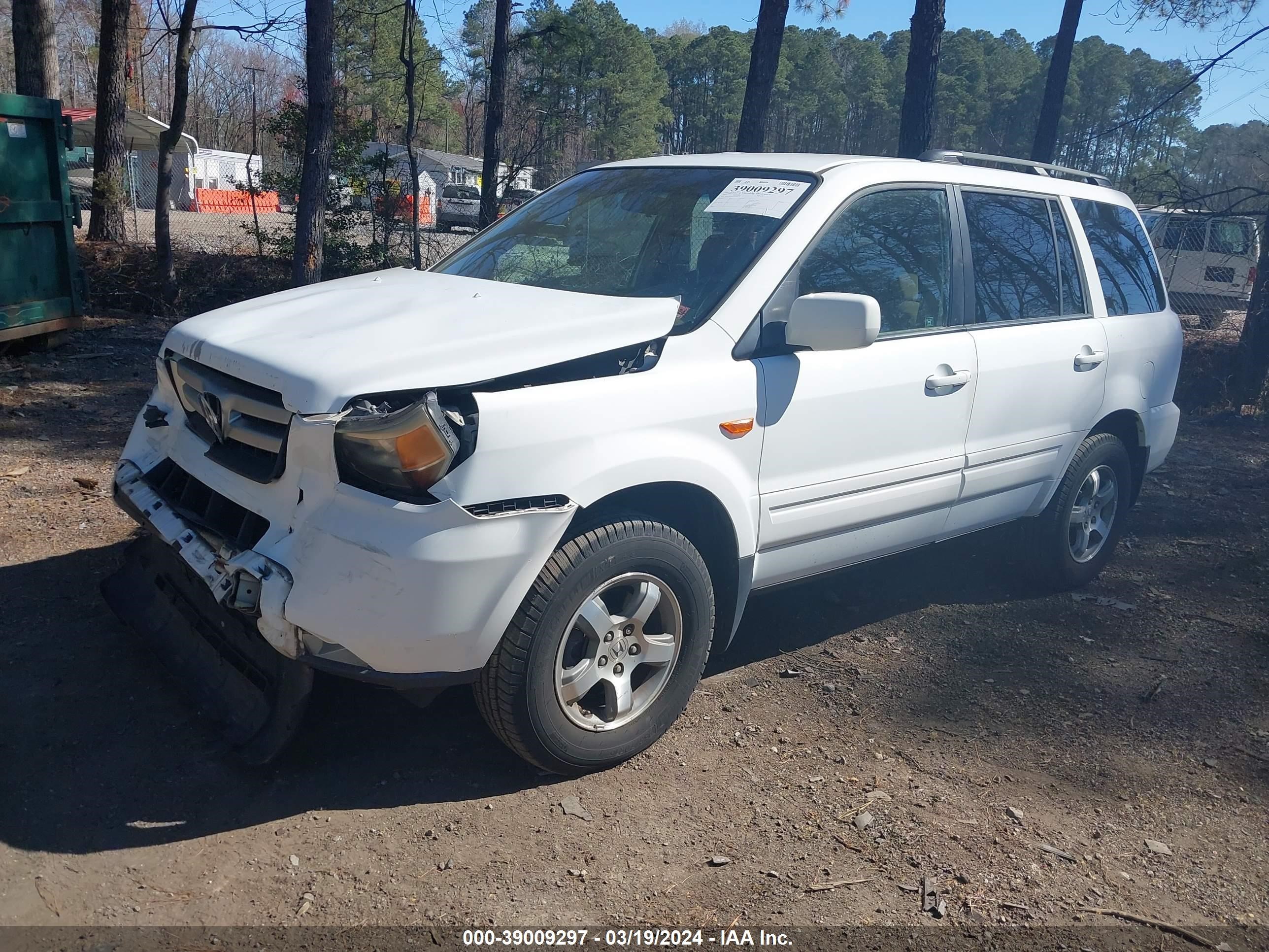 Photo 1 VIN: 5FNYF28447B005444 - HONDA PILOT 