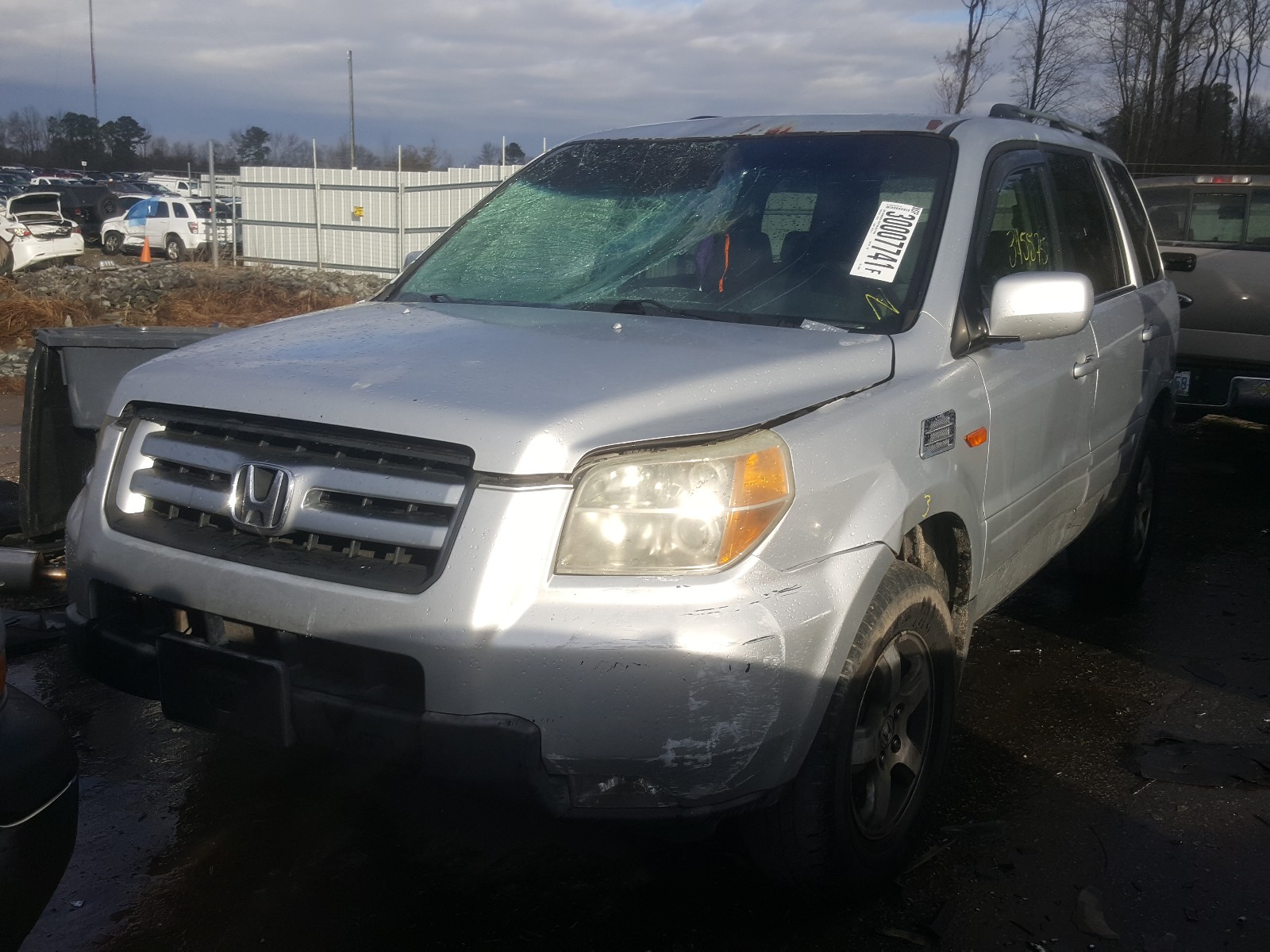 Photo 1 VIN: 5FNYF28486B004845 - HONDA PILOT EX 