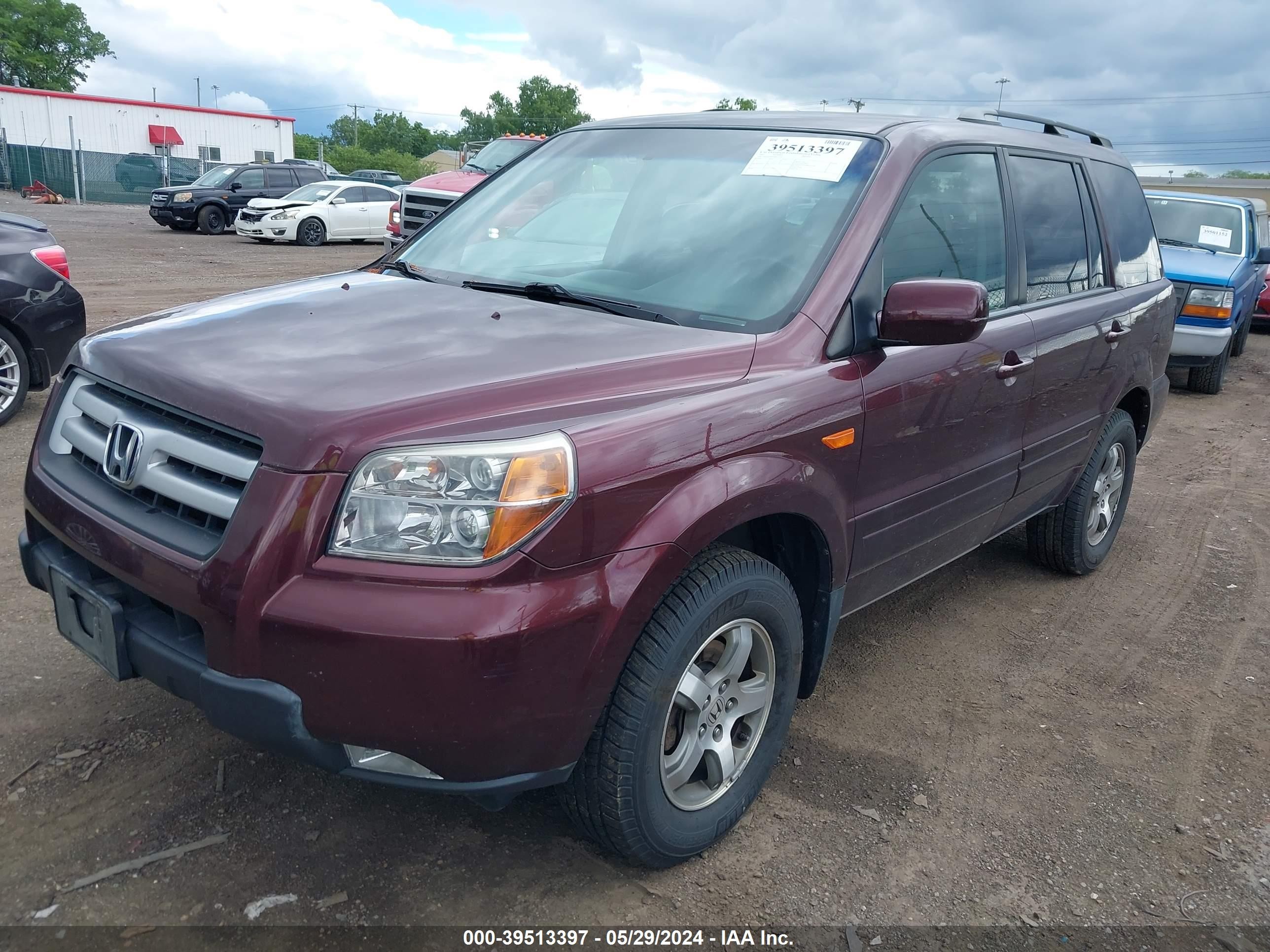 Photo 1 VIN: 5FNYF28497B017430 - HONDA PILOT 