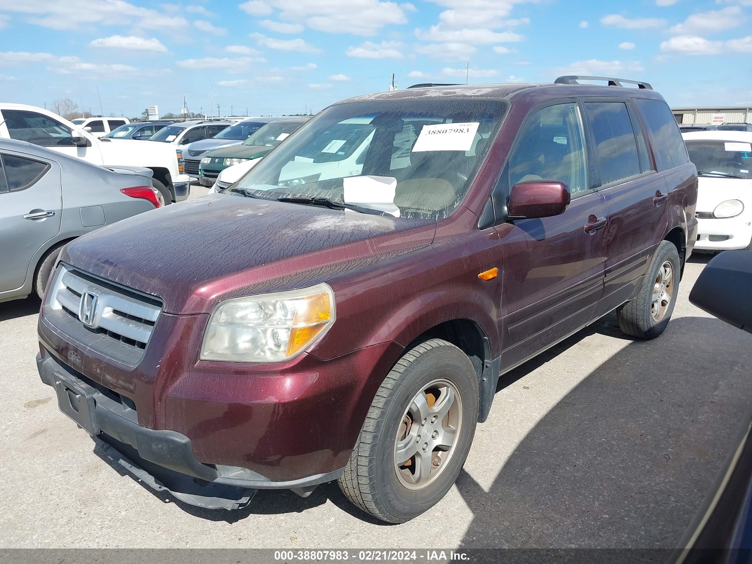 Photo 1 VIN: 5FNYF28538B005350 - HONDA PILOT 