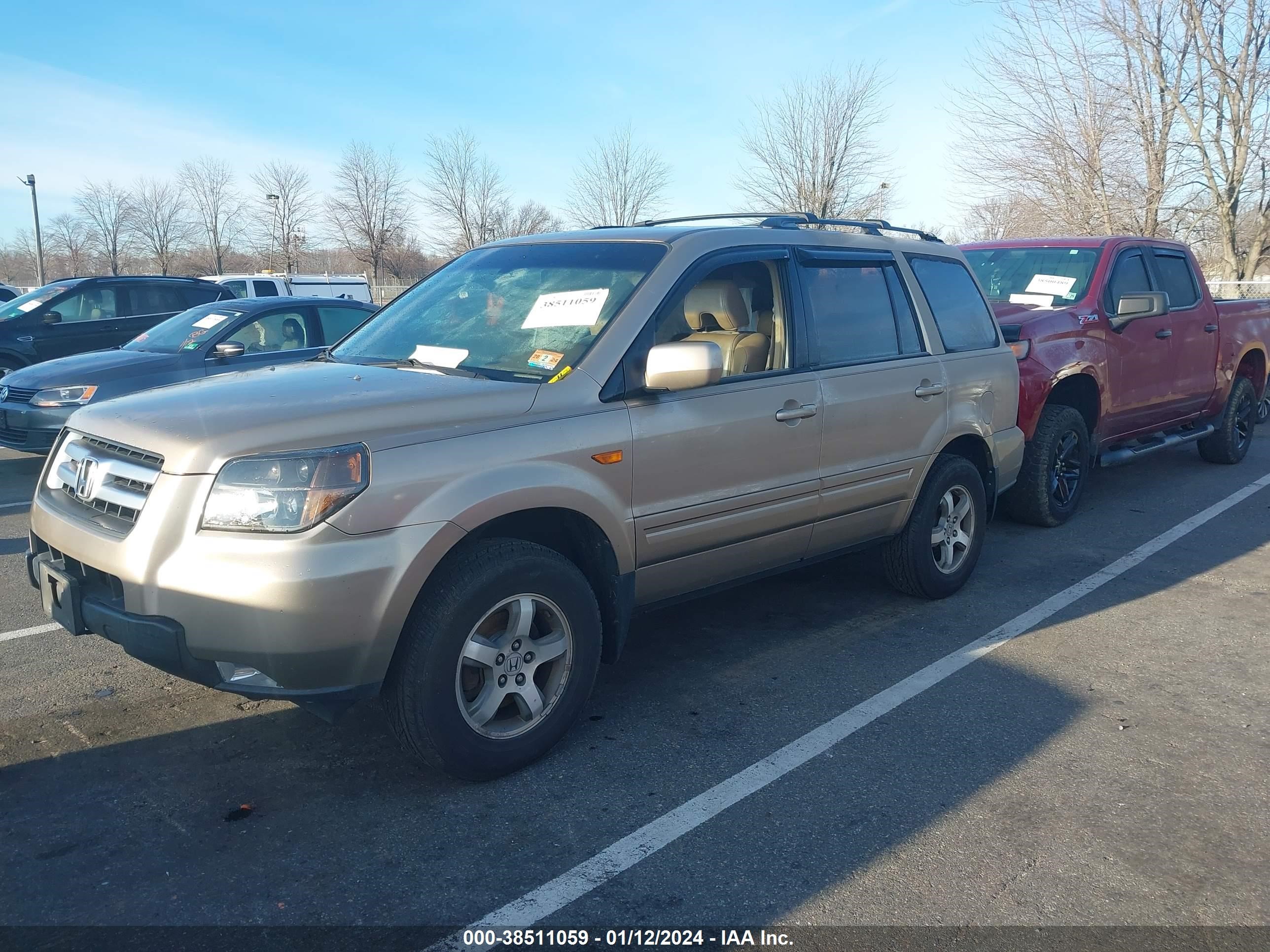 Photo 1 VIN: 5FNYF28587B021865 - HONDA PILOT 