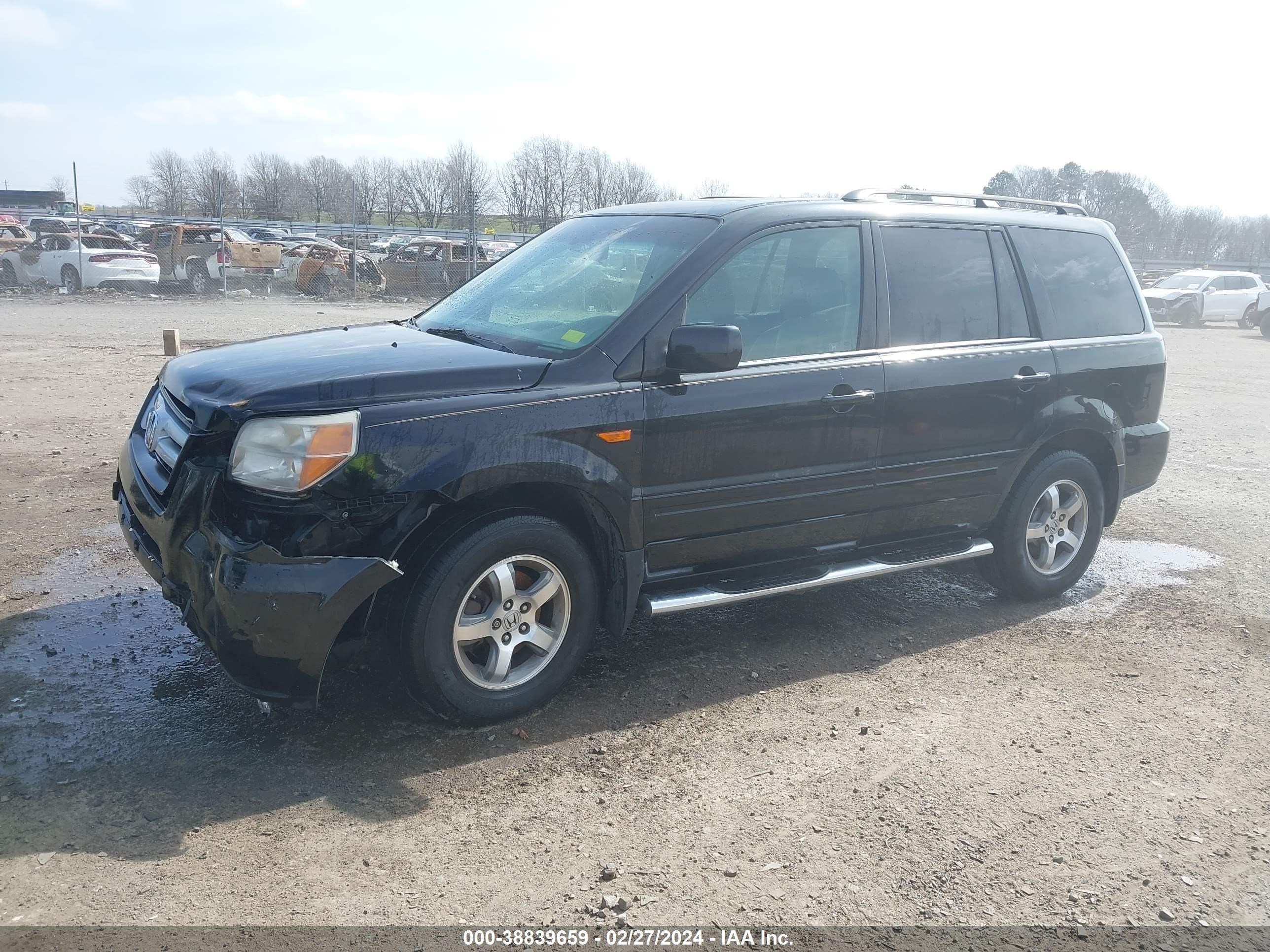 Photo 1 VIN: 5FNYF28637B025203 - HONDA PILOT 