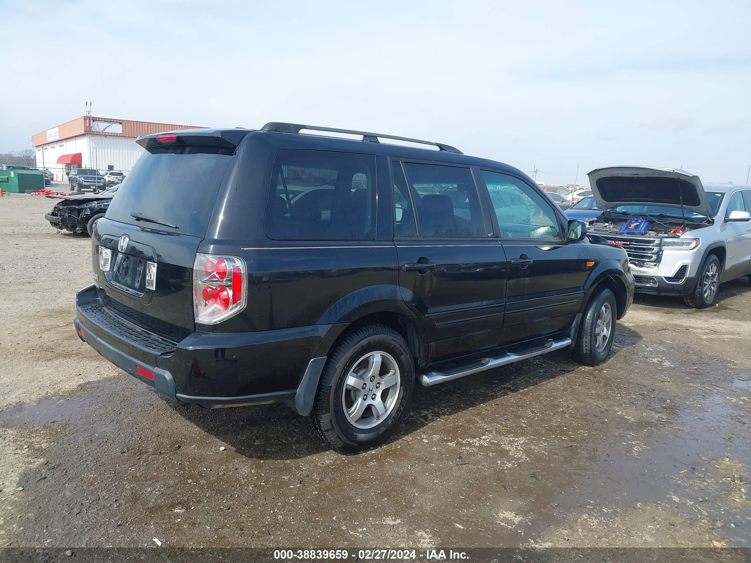 Photo 3 VIN: 5FNYF28637B025203 - HONDA PILOT 