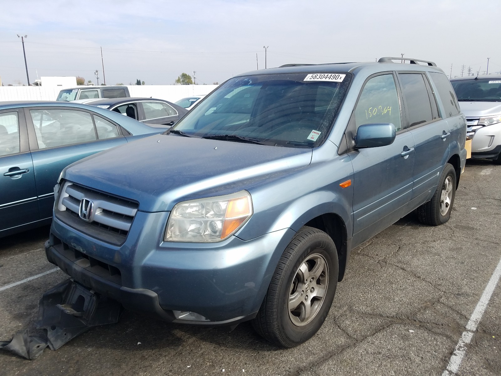 Photo 1 VIN: 5FNYF28676B024618 - HONDA PILOT EX 