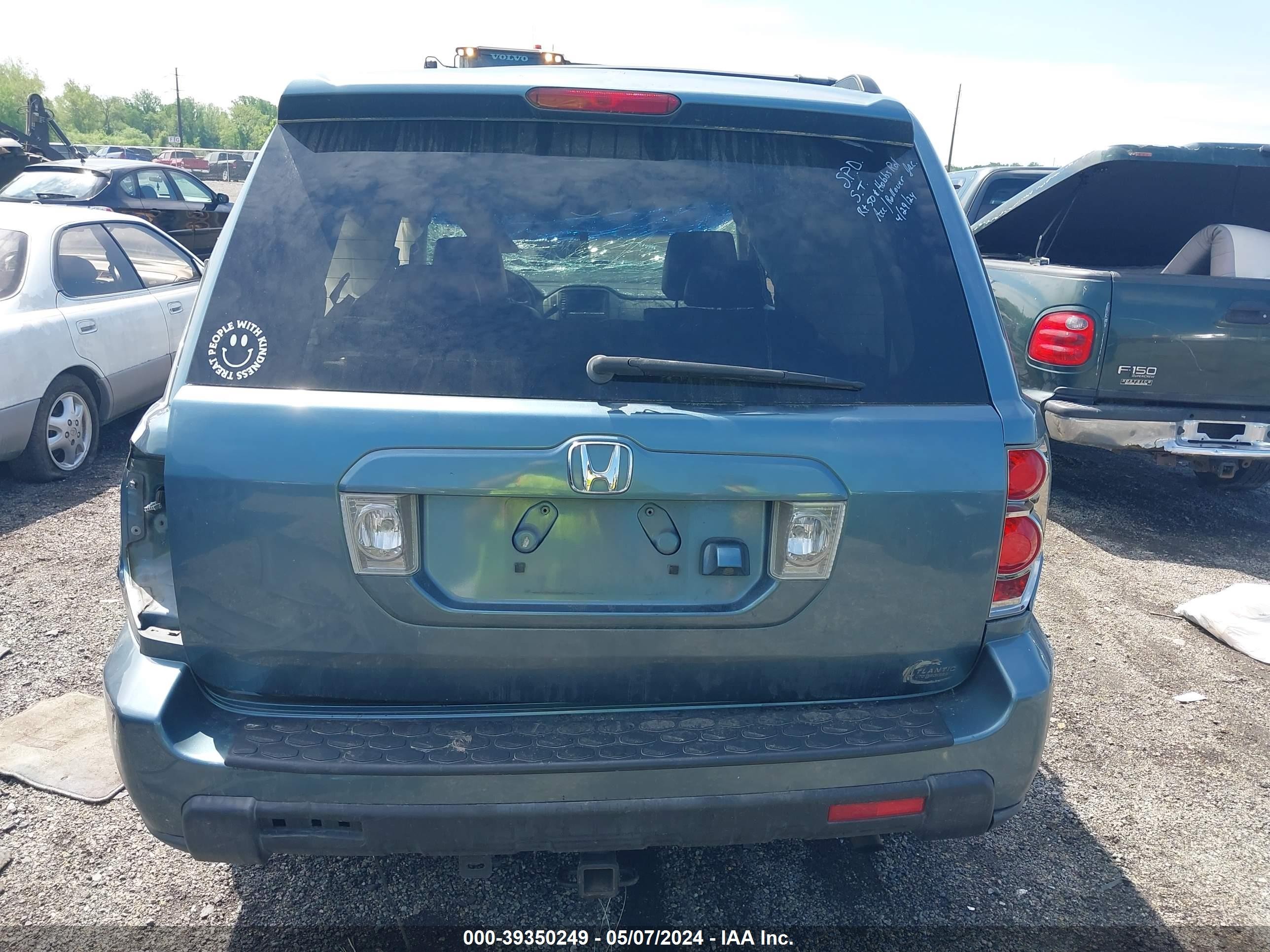 Photo 15 VIN: 5FNYF28757B000716 - HONDA PILOT 