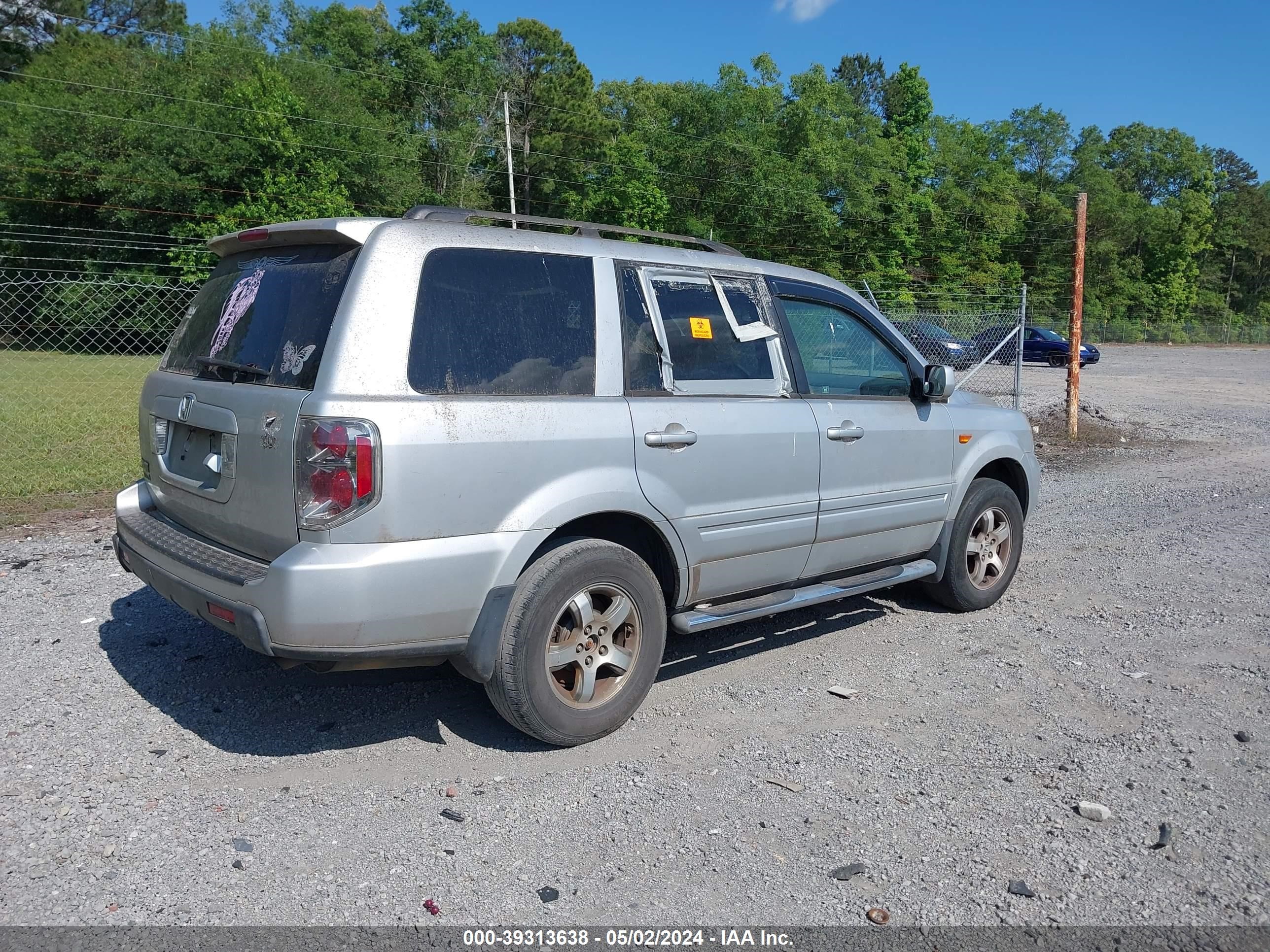 Photo 3 VIN: 5FNYF28777B029750 - HONDA PILOT 