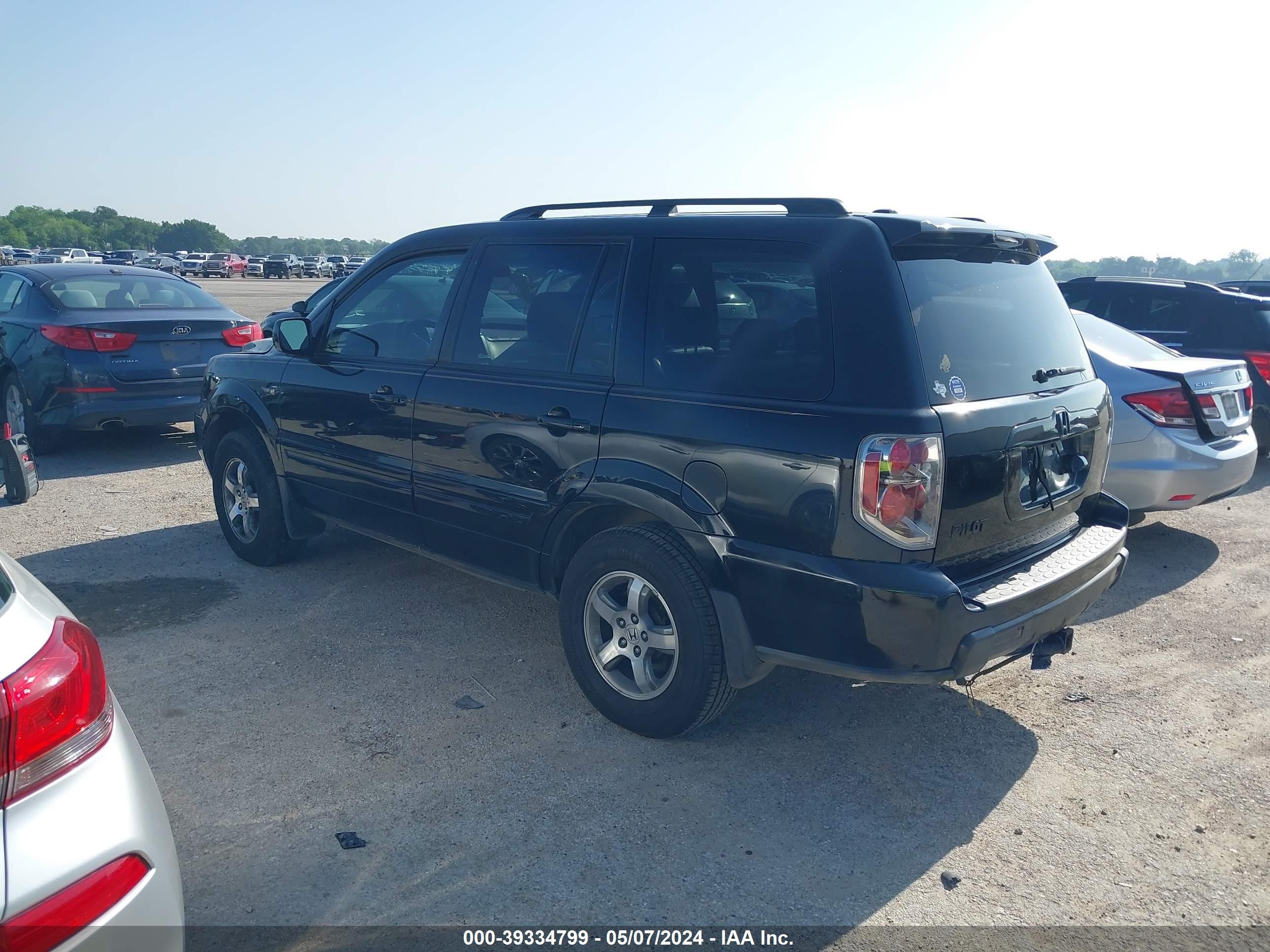 Photo 2 VIN: 5FNYF28777B037492 - HONDA PILOT 