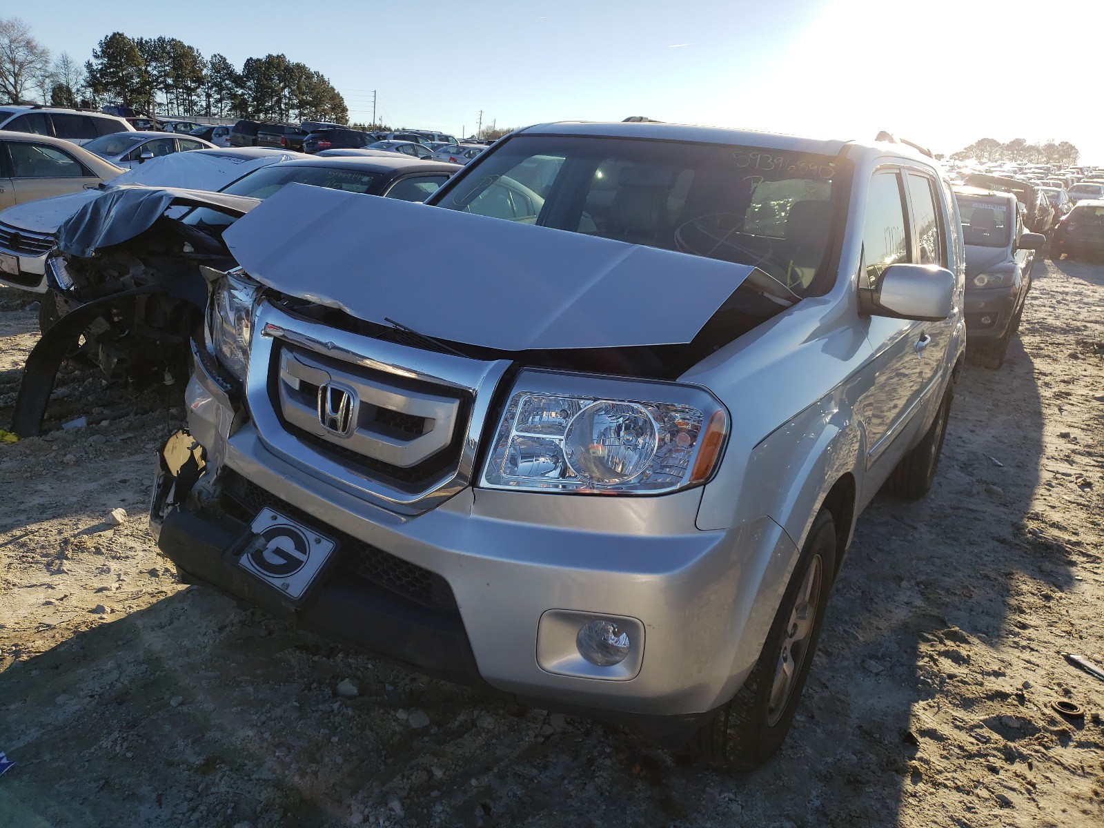 Photo 1 VIN: 5FNYF38539B003833 - HONDA PILOT EXL 