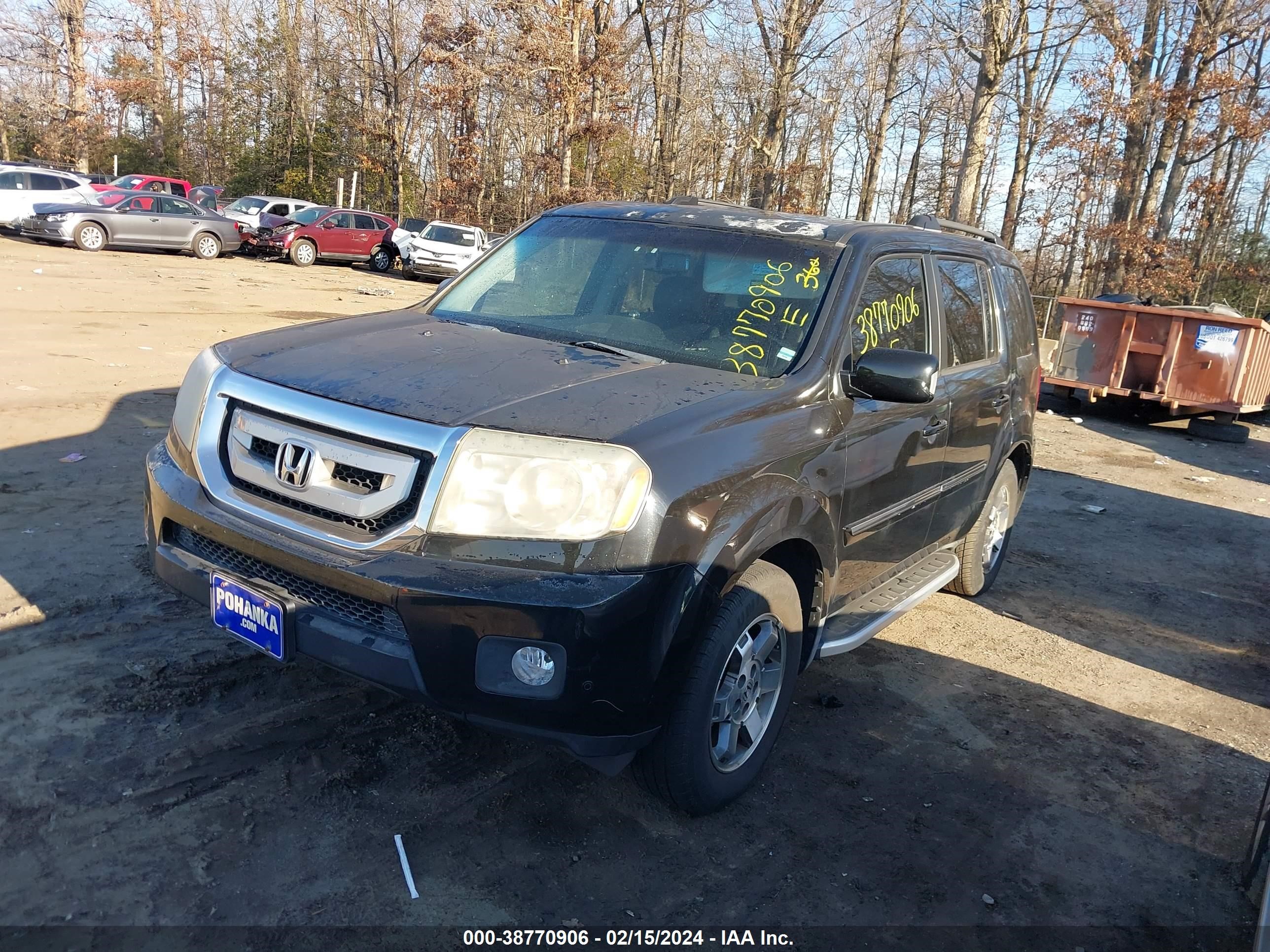 Photo 1 VIN: 5FNYF38959B026002 - HONDA PILOT 